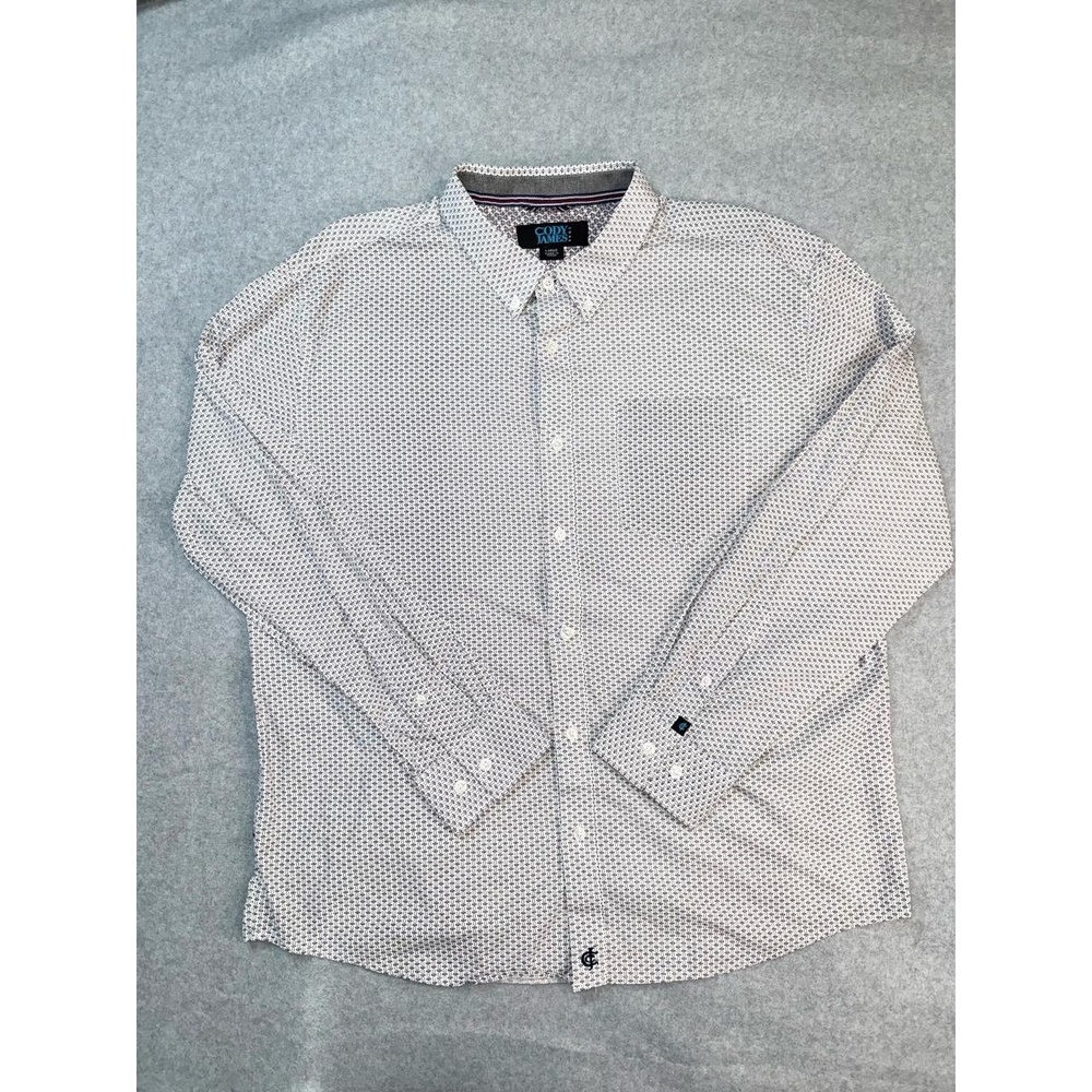 Cody James Western Shirt Mens Large Button Up Patterned Collared Long‎ Sleeve